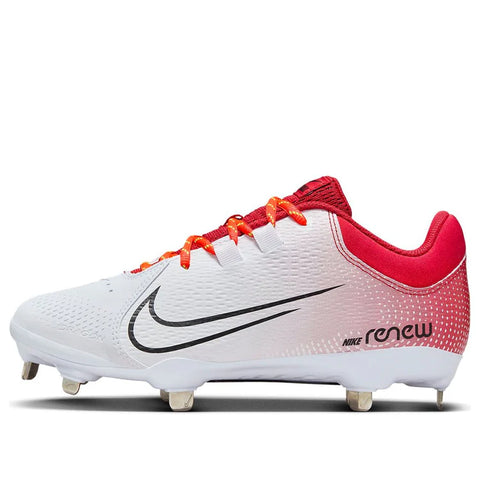 Nike Boy's White & Red Hyperdiamond 4 Pro Softball Sneaker | Nike In Lebanon