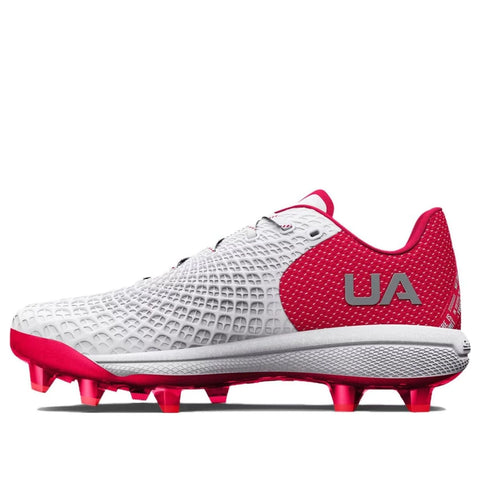 Under Armour Men's White & Red Glyde 2 MT Football Sneaker | Under Armour In Lebanon