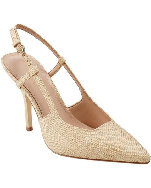 Marc Fisher Women's Light Natural Torry Pointy Toe Slingback Dress Pumps | Marc Fisher in Lebanon