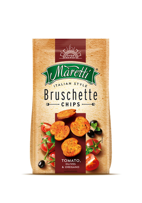 Maretti Bruschette Tomato Olives & Oregano Flavor Bread Bites 70g | Maretti In Lebanon