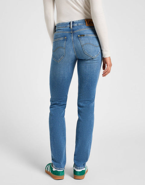 Lee Women's Blue Classic Marion Straight Rushing In Light Jeans | Lee In Lebanon