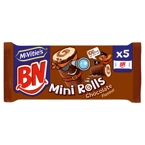 McVitie's BN Mini Rolls Chocolate flavour 5 pack