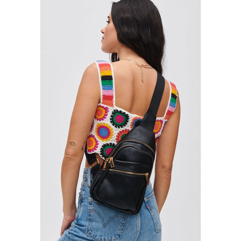 Urban Expressions Women's Black Sling Backpack | Urban Expressions In Lebanon