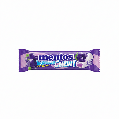 Mentos Incredible Chew Grape| Mentos In Lebanon