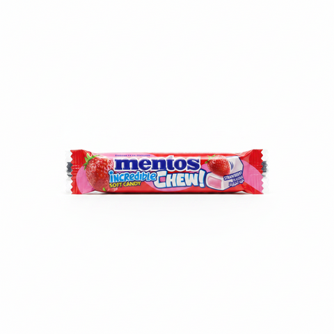 Mentos Incredible Chew Strawberry| Mentos In Lebanon