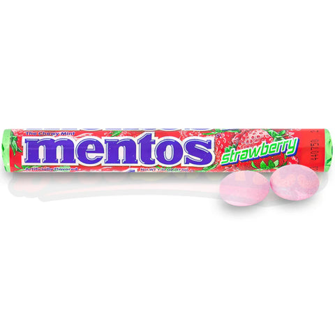 Mentos Strawberry Chewy Dragees 37.5g