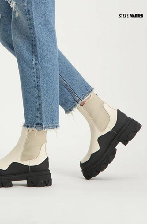 Steve Madden Women's Beige Merilyn Ankle Boots |Steve Madden in Lebanon