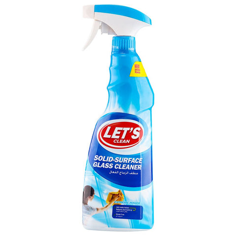 Let's Clean Solid-Surface Glass Cleaner 600ml | Let's Clean In Lebanon