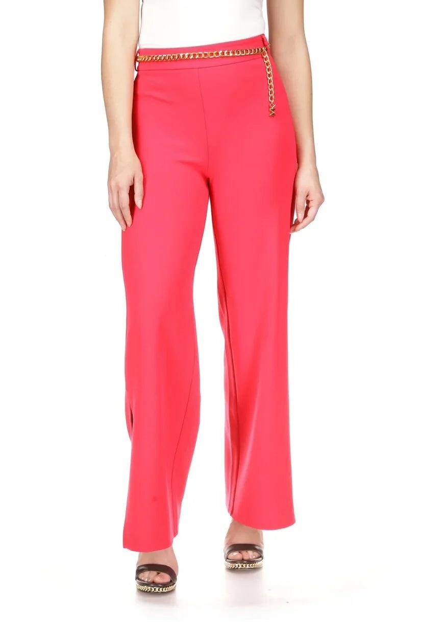 Michael Kors Women's Fuchsia Straight-leg Pants|Michael Kors In Lebanon