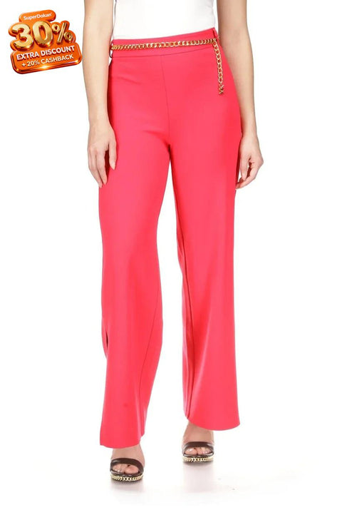 Michael Kors Women's Fuchsia Straight-leg Pants|Michael Kors In Lebanon