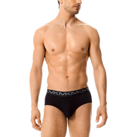 Michael Kors Men's Black Stretch Factor Low Rise Briefs 3-Pack|Michael Kors In Lebanon