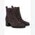 Michael Kors Women's Dark Brown Burnished Leather Lex Boots