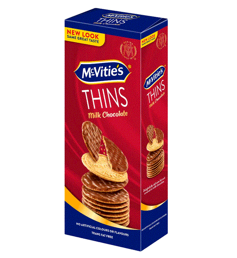 McVitie's Thins Milk Chocolate Biscuits 150g | McVitie's In Lebanon