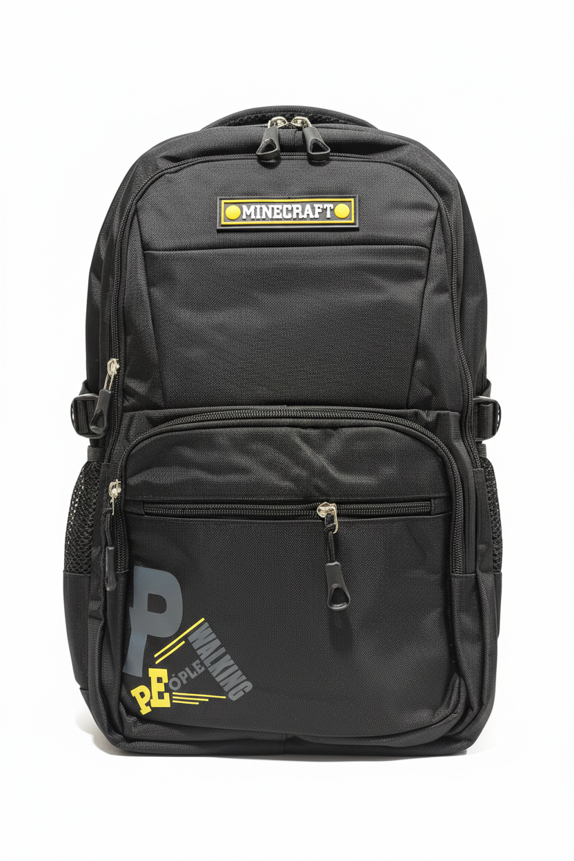 Minecraft Black School Bag (9609)