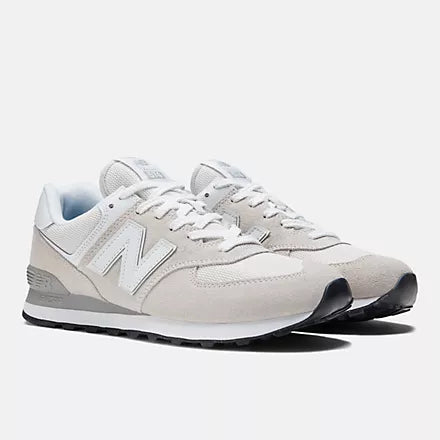 New Balance Men's Gray & Silver 574 Core Sneakers | New Balance In Lebanon