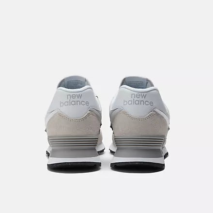 New Balance Men's Gray & Silver 574 Core Sneakers | New Balance In Lebanon