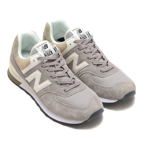 New Balance Men's Gray & Green 574 Sneakers | New Balance In Lebanon
