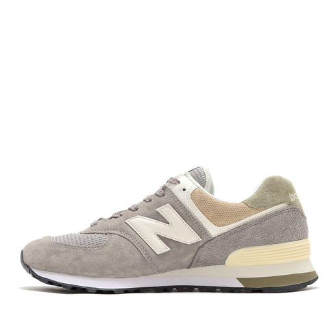 New Balance Men's Gray & Green 574 Sneakers | New Balance In Lebanon