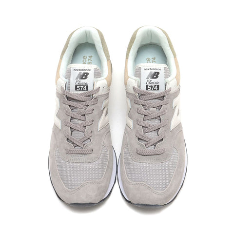 New Balance Men's Gray & Green 574 Sneakers | New Balance In Lebanon