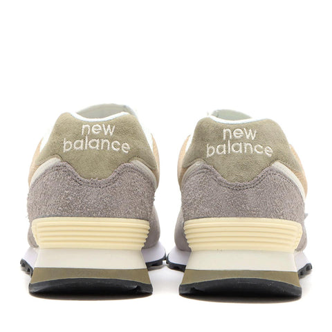 New Balance Men's Gray & Green 574 Sneakers | New Balance In Lebanon