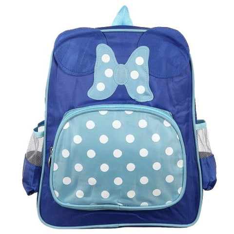 SD Girl's Blue Polka Dot Backpack 34 x 26 x 10 cm | SD In Lebanon