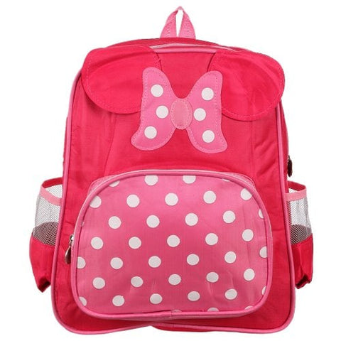 SD Girl's Pink Polka Dot Backpack 34 x 26 x 10 cm | SD In Lebanon