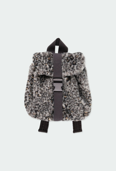 Boboli Women's Grey Leopard Backpack | Boboli in Lebanon