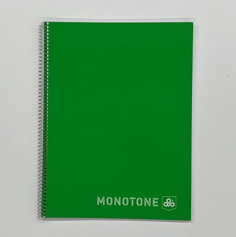 Monotone Notebook  A5 Seyes 72 Sheets 60gm Spiral Li7203/S