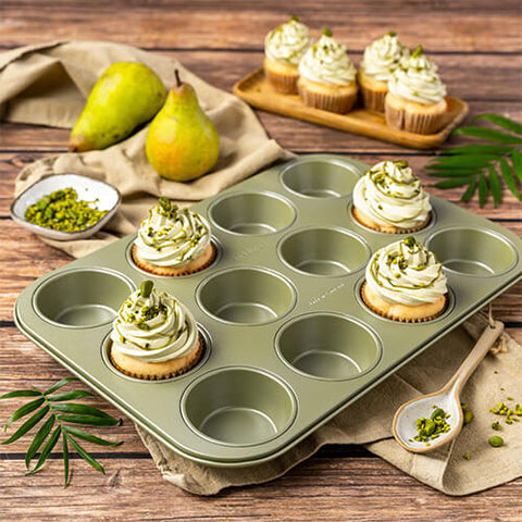 Zenker Green Muffin Tray 12x | Zenker In Lebanon