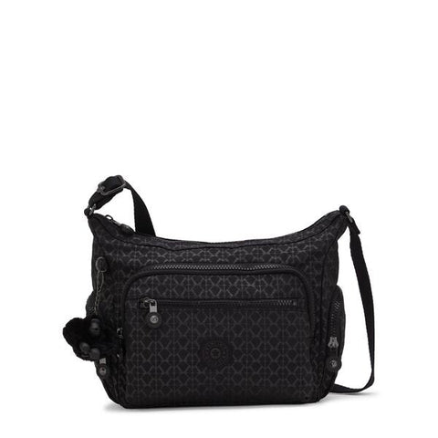 Kipling Women's Black Pattern Printed Shoulder Bag | Kipling In Lebanon