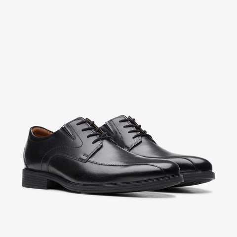 Clarks Men's Black Whiddon Pace Leather Casual Shoes | Clarks In Lebanon