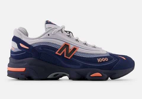 New Balance Men's Navy/Nautical Coral/Grey 1000 Sneakers | New Balance In Lebanon