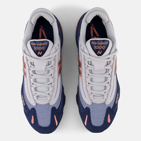 New Balance Men's Navy/Nautical Coral/Grey 1000 Sneakers | New Balance In Lebanon