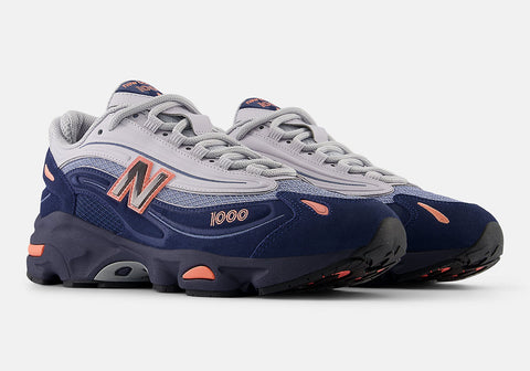 New Balance Men's Navy/Nautical Coral/Grey 1000 Sneakers | New Balance In Lebanon