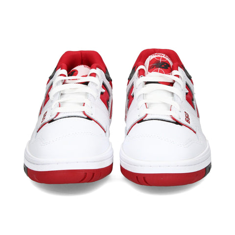 New Balance Men's White & Red 550 Sneakers | New Balance In Lebanon