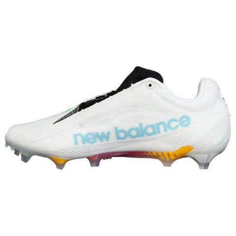 New Balance Men's White Senior BurnX4 Low Burnle4 Football Sneaker | New Balance In Lebanon