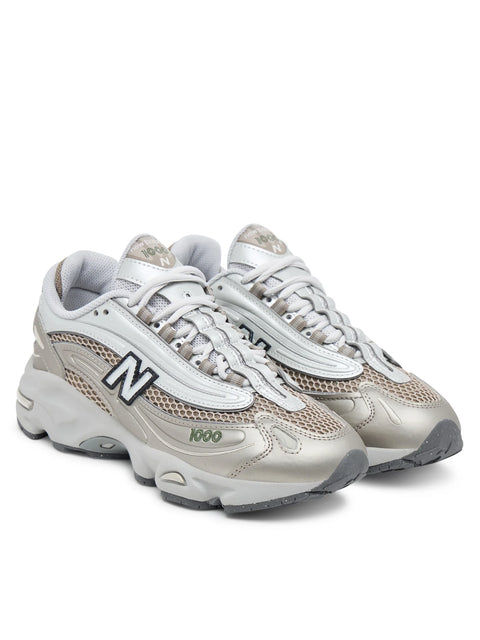 New Balance Women's Beige/Silver Sneakers | New Balance In Lebanon