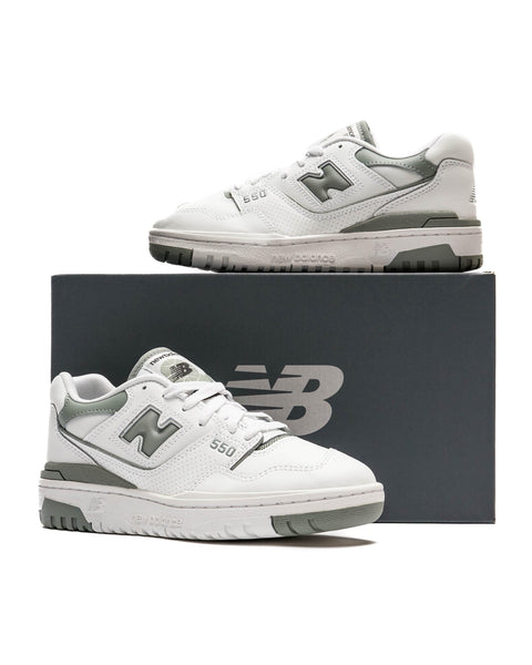 New Balance Women's White/Green 550 Sneakers | New Balance In Lebanon