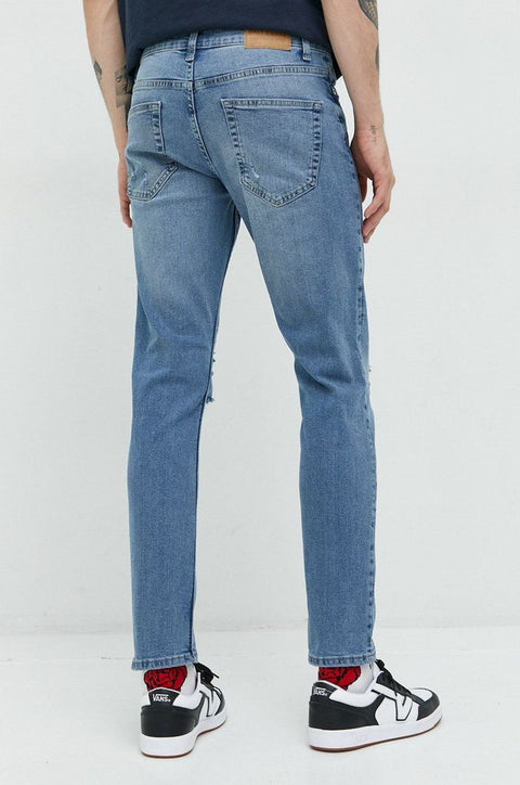 Only & Sons Men's Light Blue Denim Destroy Jeans | Only & Sons In Lebanon