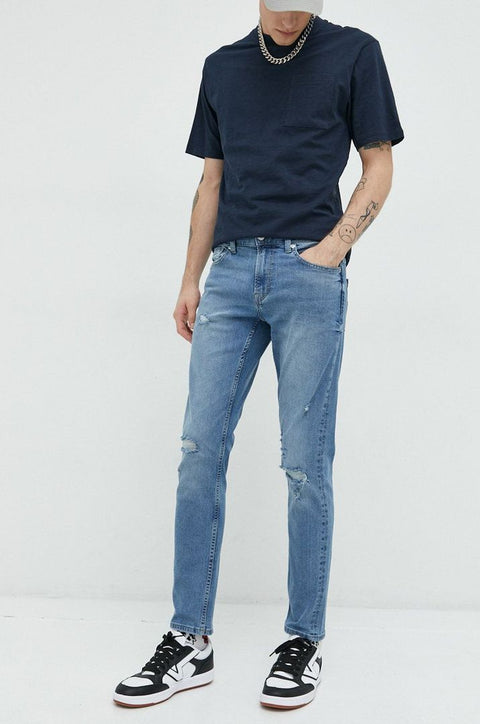 Only & Sons Men's Light Blue Denim Destroy Jeans | Only & Sons In Lebanon