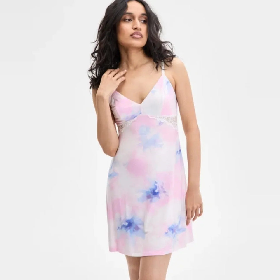 INC International Concepts Women's Multicolor Knit Sleep Dress