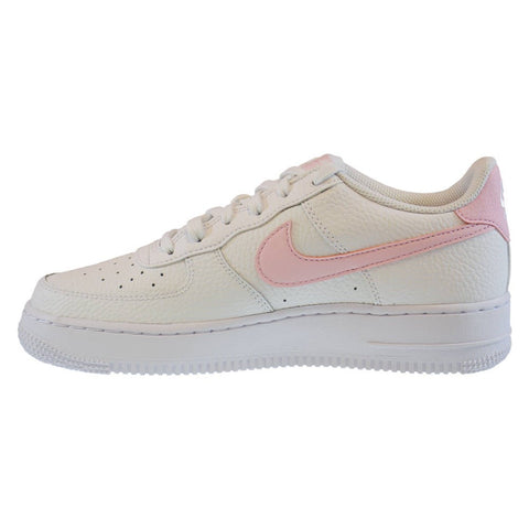 Nike Women's White and Baby Pink Air Force 1 GS Sneakers | Nike In Lebanon