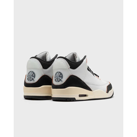 Nike Men's White & Black Air Jordan 3 Retro Quai Sneakers | Nike In Lebanon