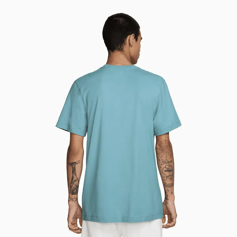 Nike Men's Turquoise Sportswear Swoosh Icon T-Shirt | Nike In Lebanon