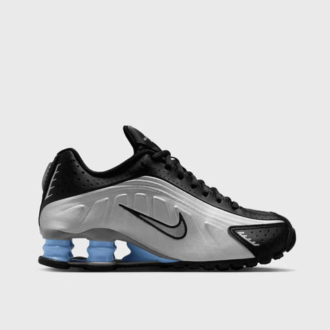 Nike Women’s Metallic Silver & Black Shox R4 Sneaker | Nike in Lebanon