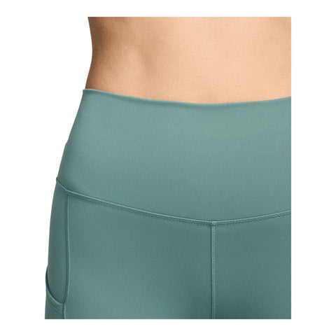 Nike Women's Dark Green One High-Rise 8 Inch Pocket Biker Shorts | Nike In Lebanon