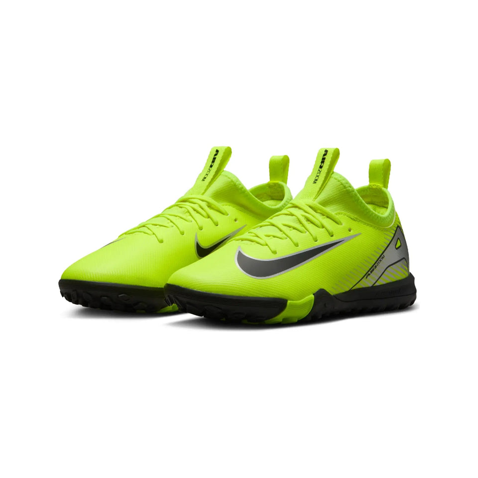 Nike Boy's Lime Green Zoom Vapor Academy Football Sneakers
