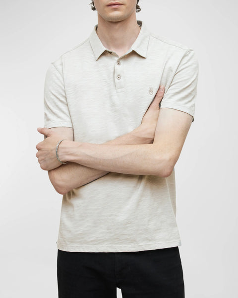 John Varvatos Men's Victor Slub Polo T-Shirt | John Varvatos In Lebanon