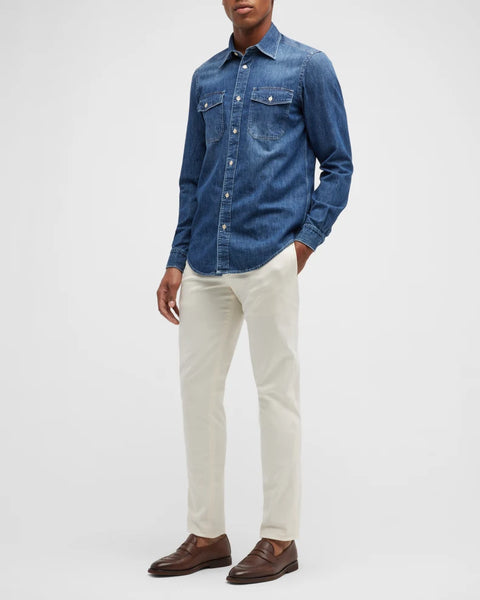 G-Star Raw Men's Washed Denim Sport Shirt D04624-D013-071 FA147(AA36)(AA38)