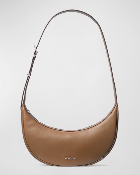 Michael Kors Women's Brown Avra Leather Sling Crossbody Bag | Michael Kors In Lebanon